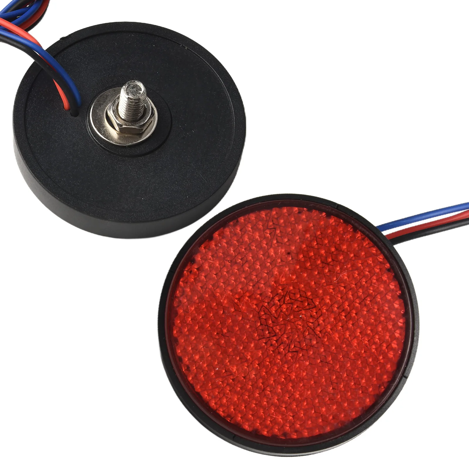 Reflector Taillights Reflector 12V Scooter 2.32in Tail Lights Turn Signal Light White Bicycle Yellow Reflector