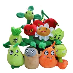 20cm Plants VS Zombies Peashooter Chomper SunFlower Cartoon Game Stuffed Toys Pendants Kid Gift  Plant Plush Doll Home Cuadros