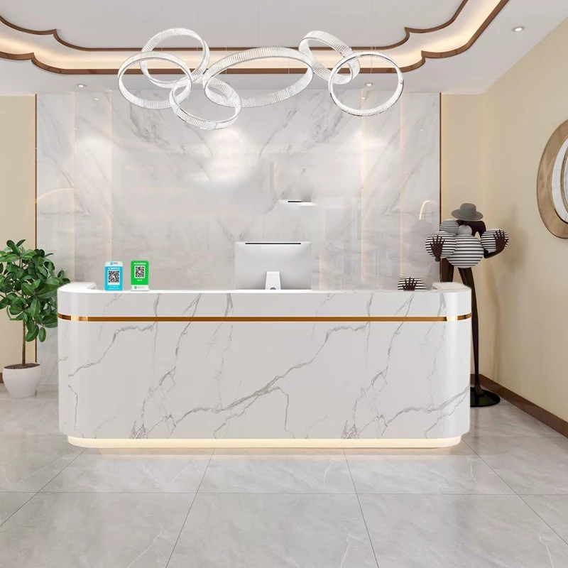 المنظمون تصميم مكاتب الاستقبال بار الجمال الفاخرة الحديثة مكاتب الاستقبال مطعم عرض أثاث مكاتب فندق Mostrador