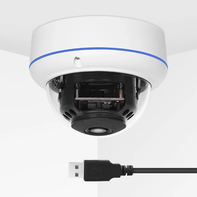 

Уличная водонепроницаемая купольная камера H65 720P 3 мм 80 градусов без искажений, 1 мегапиксельная USB-камера для офиса, магазина, домашней безопасности