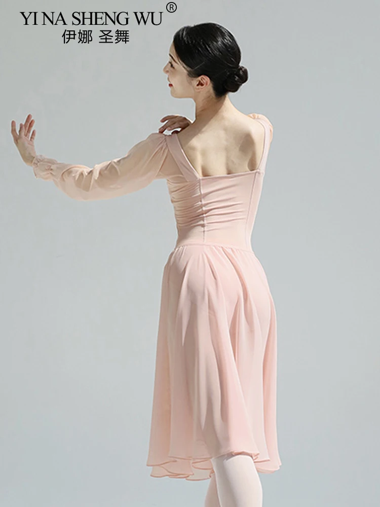 Ballet practice suit dance suit gym suit gauze skirt female adult basic training body ballet skirt tights