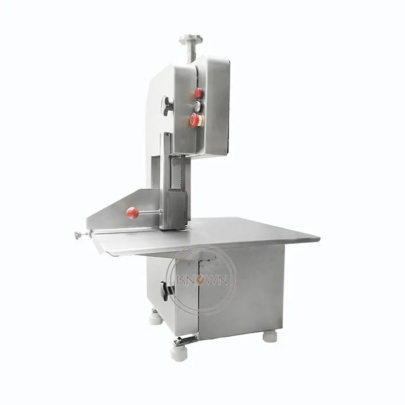 Electric Meat Bone Saw Machine Frozen Meat Cutter Chicken Cutting Machine Stainless Steel Automatic  Kebab Meat Slicer