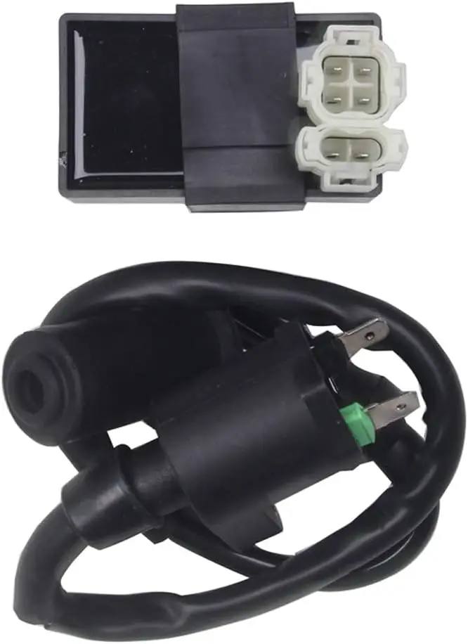 Bobina de Encendido con Caja CDI Compatible con Honda FourTrax Foreman 400 450 TRX400 TRX 450 Reemplaza 38710-HM7-004 Repuesto