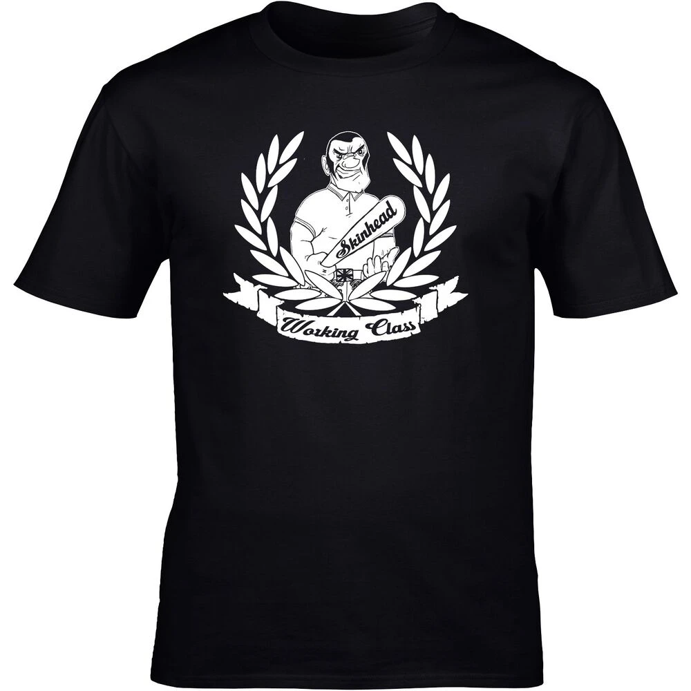 S-5Xl New Skinhead Oi Punk Skins Oi! Clockwork- Skinhead Working Class T-Shirt  COTTON  men clothing  anime tshirt 2024