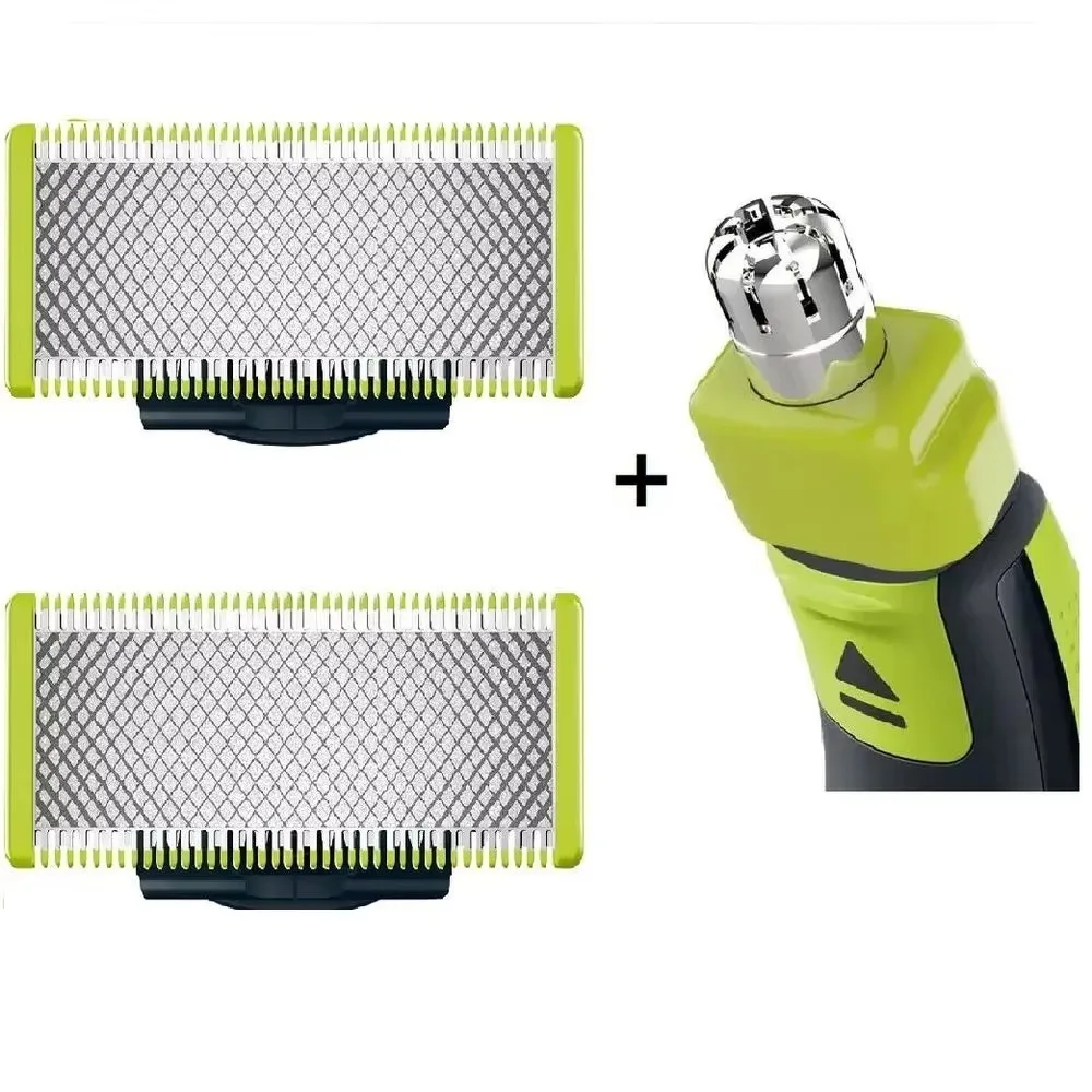 Replacement Shaver Blade Nose Hair Trimmer Compatible With Philips OneBlade Pro QP2824/34 QP2620/30 Electric Shaver Spare Part