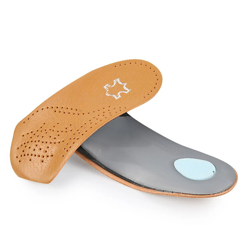 3/4 Length Half Arch Support Orthopedic Shoes Sole Insole FlatFoot Correct Feet Care Health Orthotics Insert Shoe Cushion