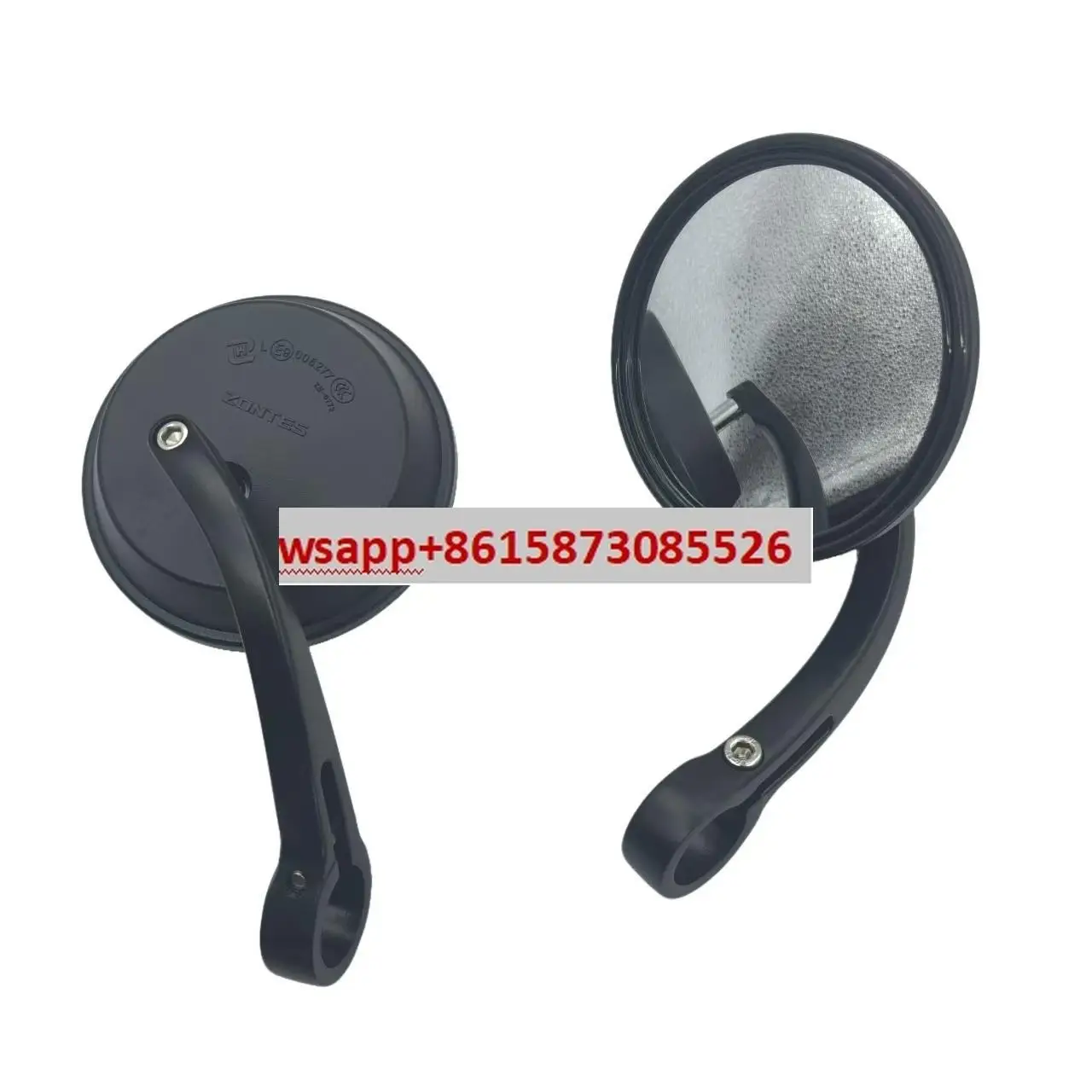 KD150-G1-G2 Handlebar Mirror Shengshi GK350 Reflector Daye 350 Motorcycle Rearview Mirror Round Mirror