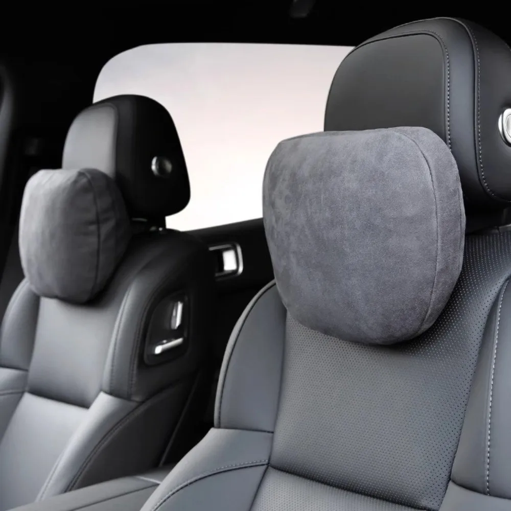 Polyester Fiber Filling Car Headrest Neck Support Soft Neck Support Car Head Restraints Adjustable Car Headrest Vehicle Interior