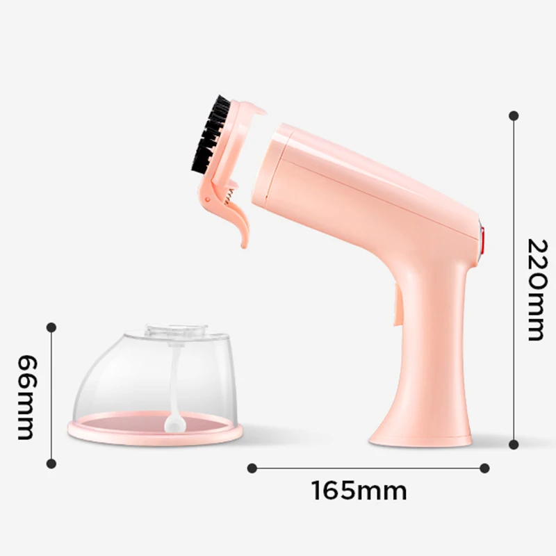 2023 휴대용 미니 여행용 스티머, 블랙 의류, 다양한 종류의 의류에 적합, 370ml, 새로운 목록