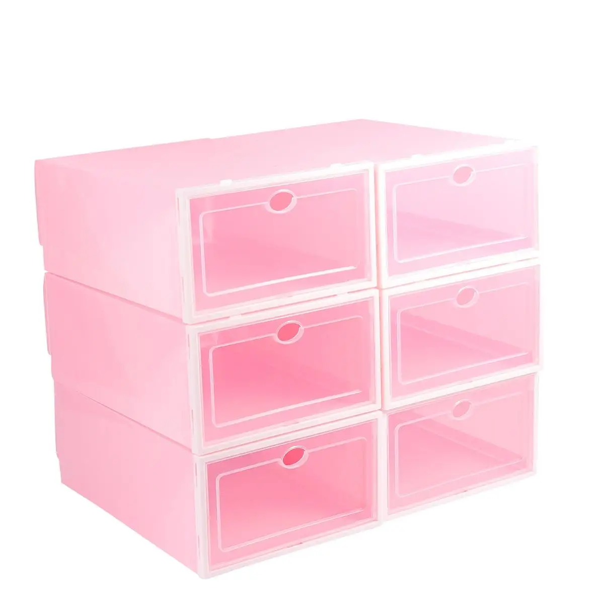 

Прозрачная коробка для хранения обуви, утолщенные штабелируемые контейнеры, прозрачный органайзер для обуви, мусор для домашнего хранения