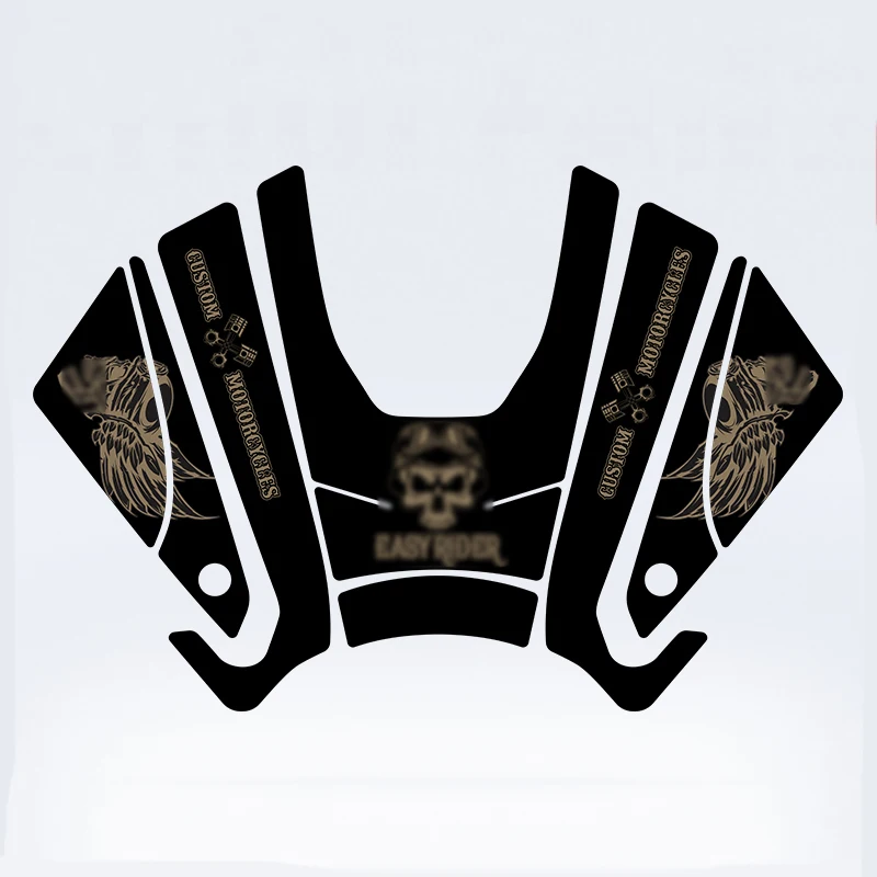 오토바이 스크래치 방지 연료 탱크 스티커 데칼 가스 오일 커버 패드, QJMOTOR FLASH600 FLASH 600 V4 용 보호대 액세서리