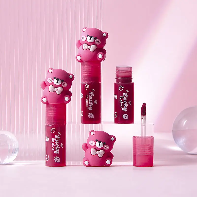 MANSLY Korean Lipstick Plumping Lip Gloss Moisturizing Lip Oil Gloss Natural Lip Plumper Lip Plumper Gloss Kawaii Lip Make up