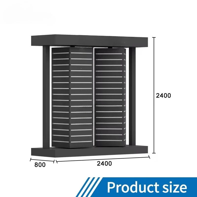 &c High Quality Eco-Friendly Customizable Four-Side Rotating Sanitary Towel Hanger Bathroom Perforated Plate Display Rack Shelf