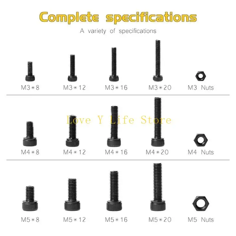 L74C 560pcs da 3,4,5 mm Caspite per prese per prese per cuscine