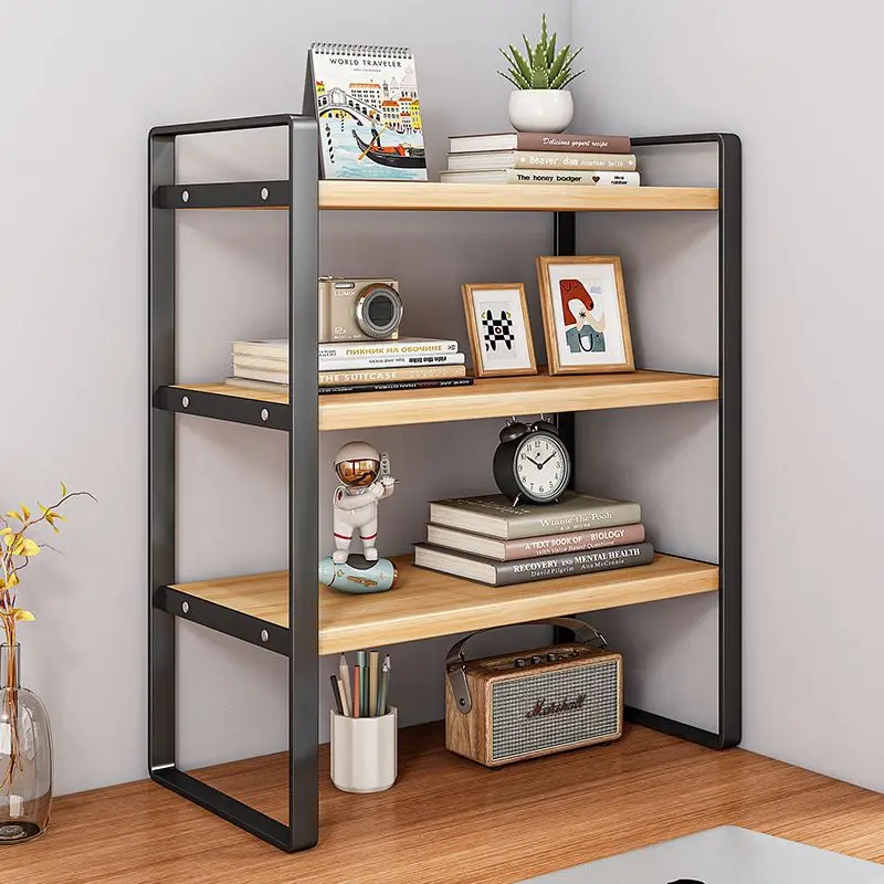 Aoliviya Desk Storage Rack Desktop Multi-Layer Organization Rack Simple Office Desk Small Shelf Iron Student Bookshelf