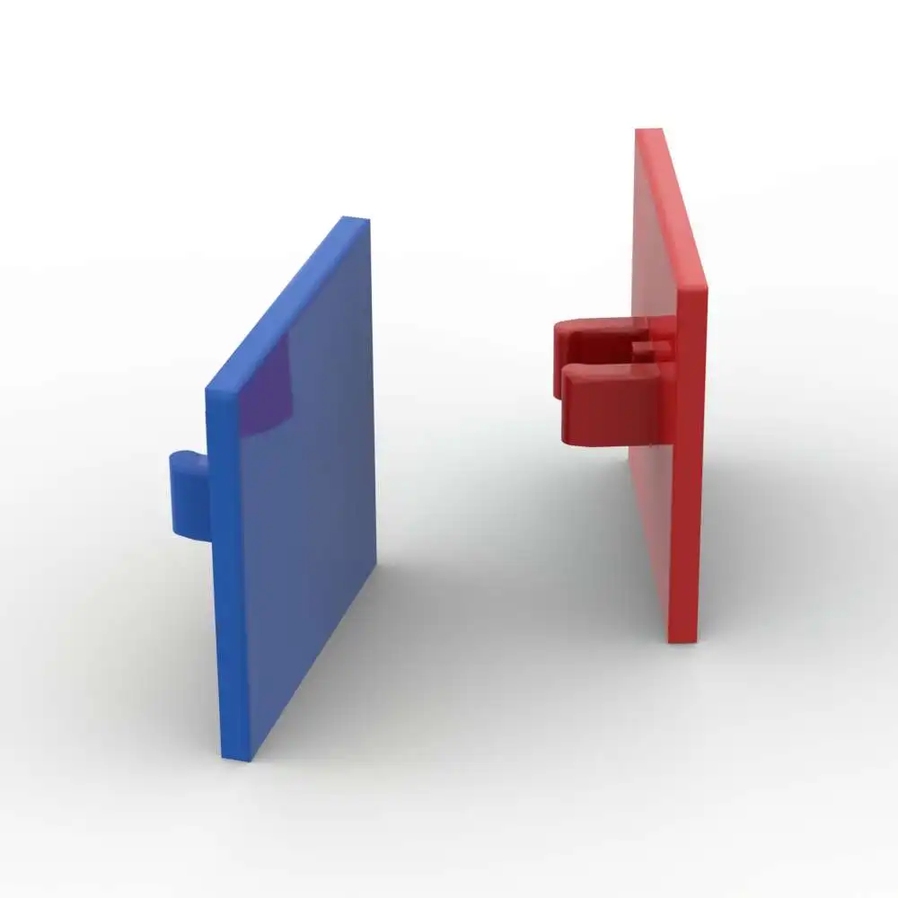 

MOC 10PCS Part Bricks 30258 Road Sign 2x2 Building Blocks Set Square With Clip Particle Educational DIY Toys Birthday Kids Gifts