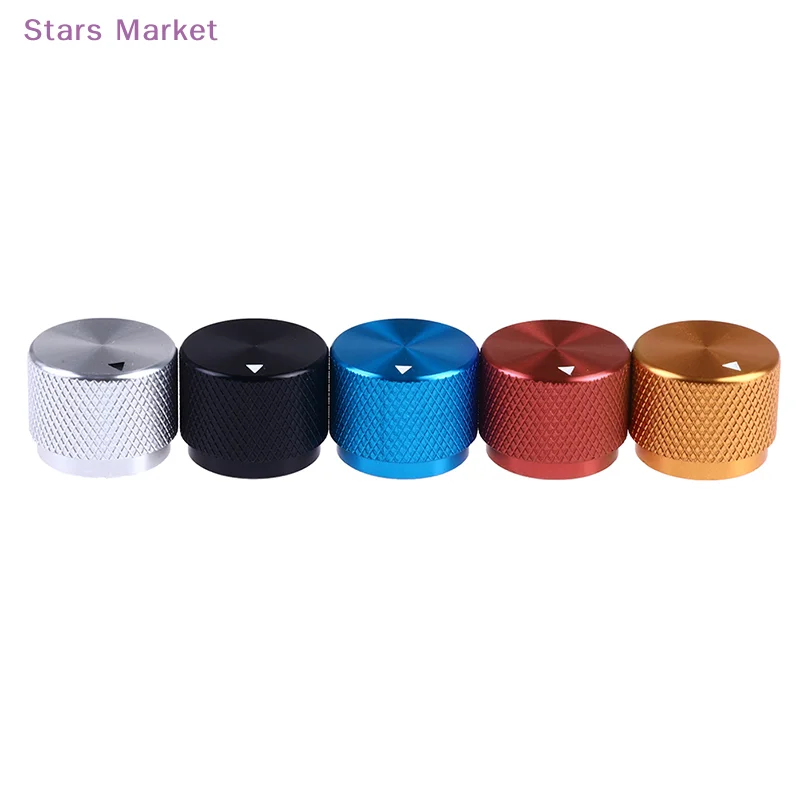 New Solid Machined Metal Aluminum Rotary Encoder Potentiometer Volume Switch Knobs Amplifier Control Volume Button Knob