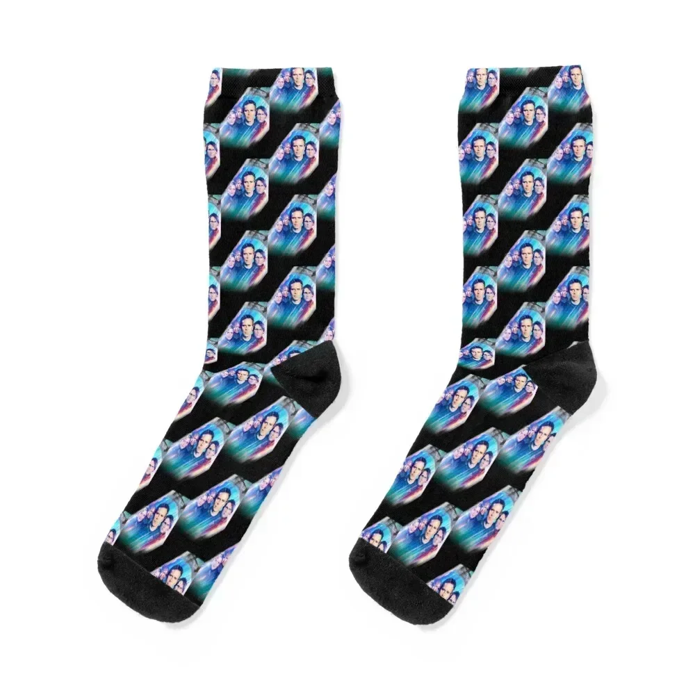 

Stargate SG1 Socks warm winter crazy hiphop kawaii Socks Men Women's