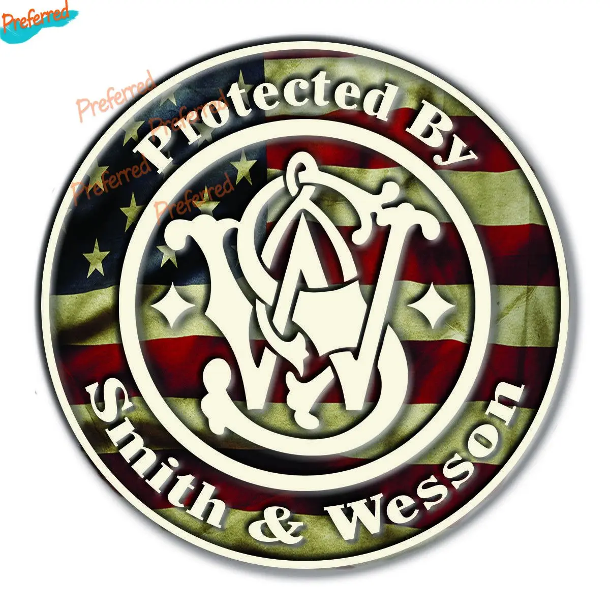 Smith & Wesson Gun Rights Toolbox Bumper Sticker Vinyl Decal Since 1852 for Car, Cup, Laptop, Cooler Logo or Car Sticker Decal