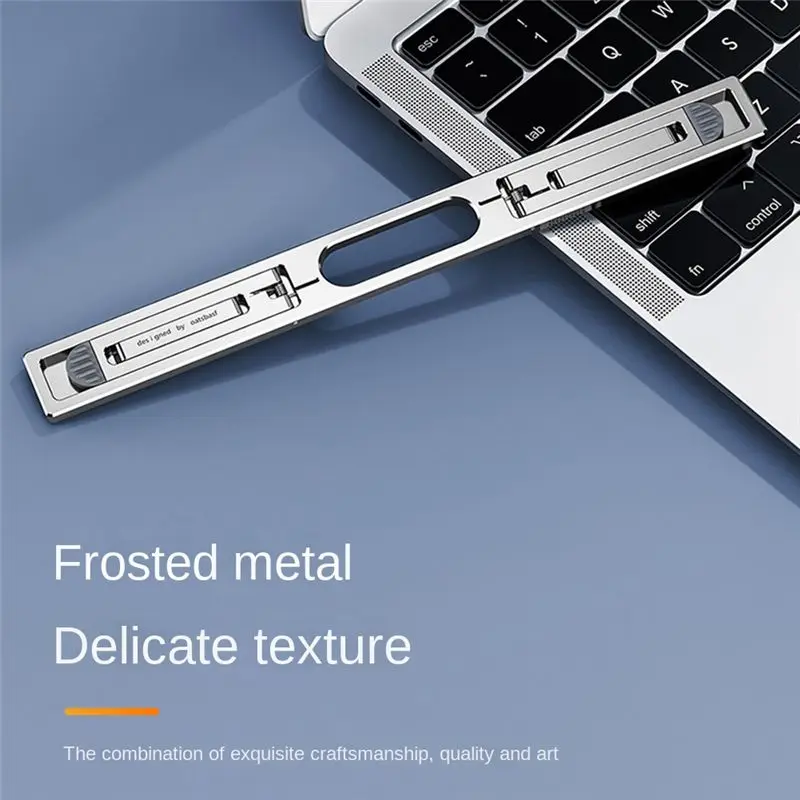 ABJG-Aluminum Vertical Laptop Stand for Pro Adjustable Holder Riser Foldable Portable Notebook