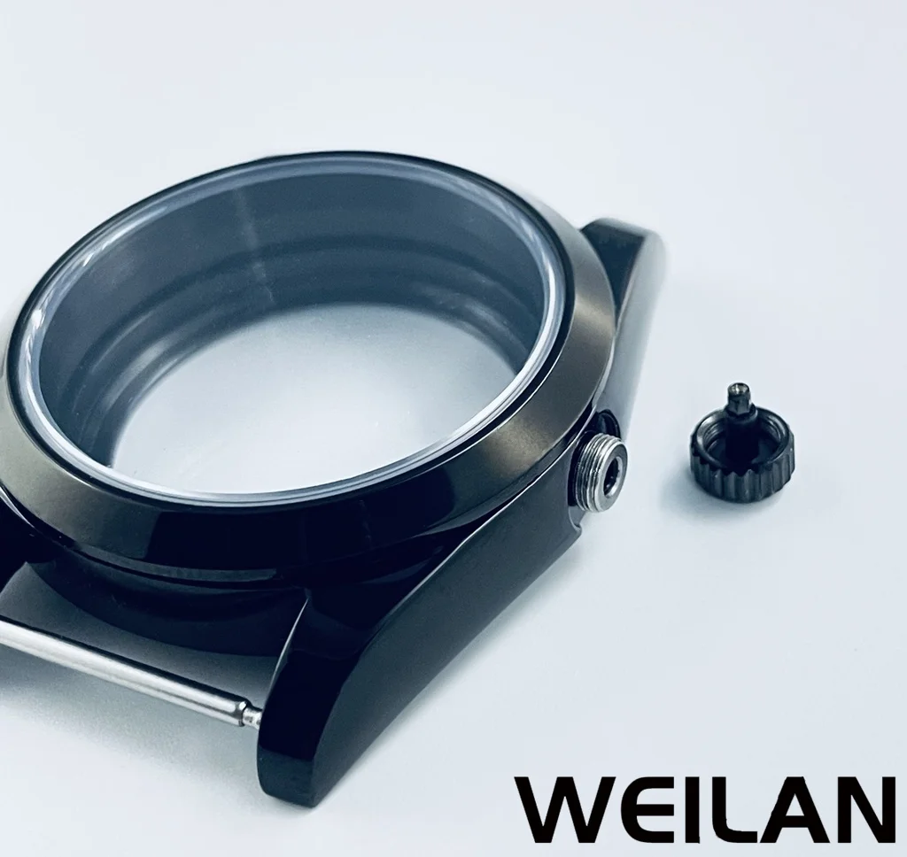 36mm 40mm Rose Gold Black Silvery NH34 NH35 NH36 NH38 NH39 NH70 NH72 ETA2824 PT5000 Watch Case Top Waterproof Sapphire Crysta