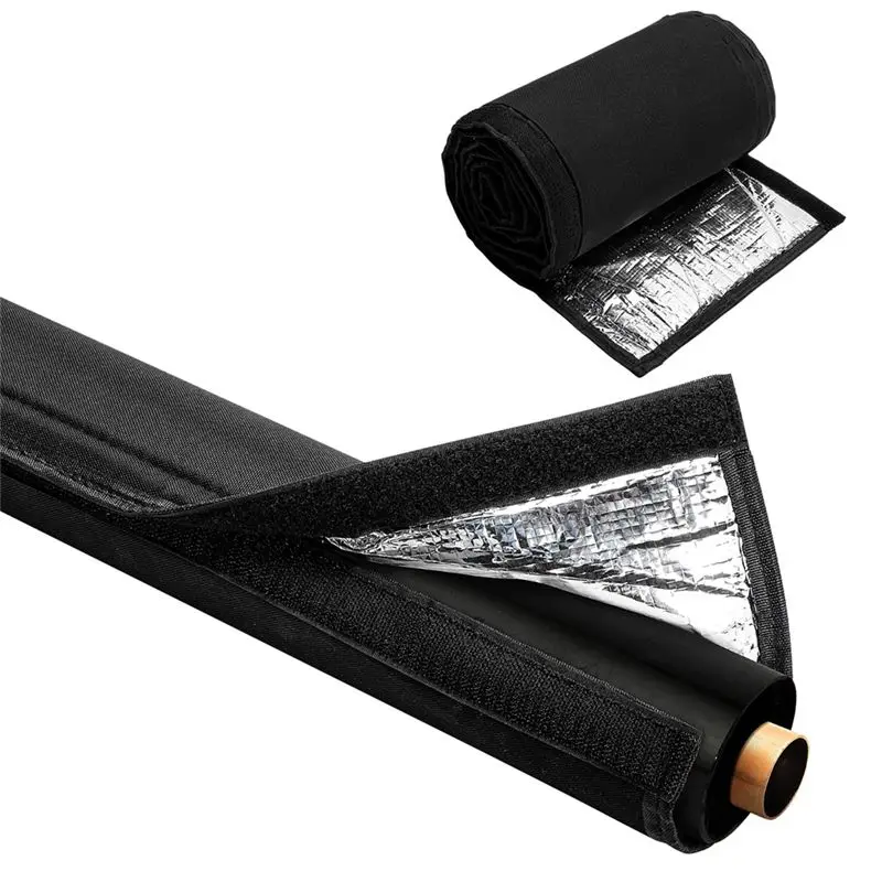 AA94-Layers HVAC Copper Pipe Insulation Cover, Flexible Copper Line, 600D Oxford AC Pipe Insulation Covers For Outside