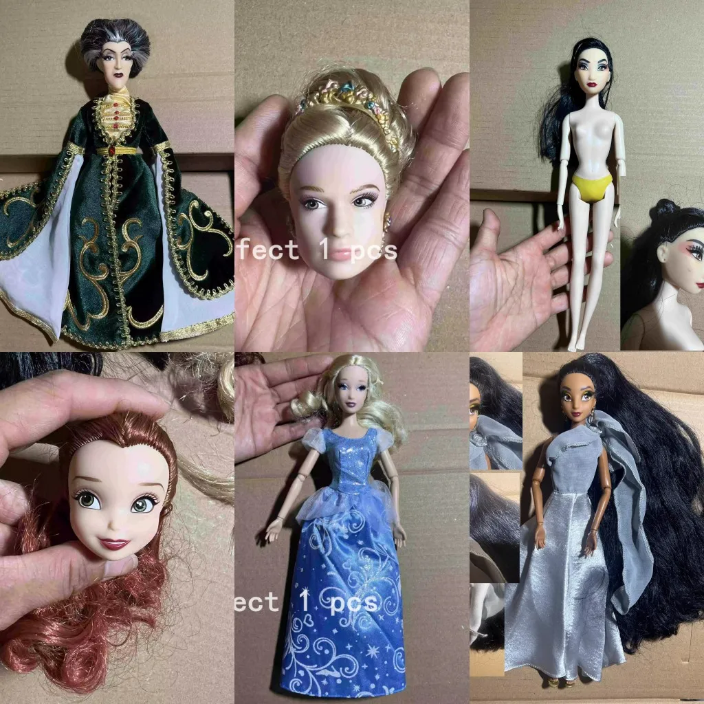 limited new brand doll head Accessorries Original collection speical princess queen long hair high quality mengmeng dongcheng