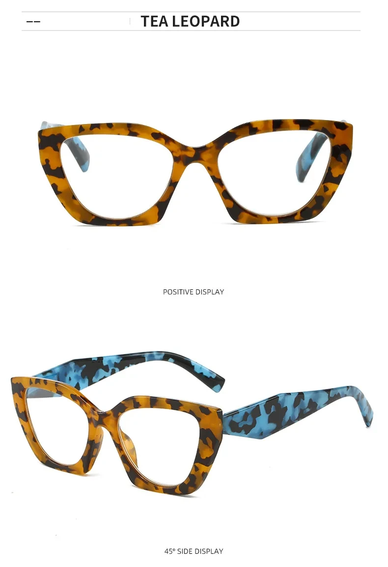 Neu in Cat Eye Optische Gläser Frauen Myopie Brillen Hyperopie Lesebrille Anti Blaues Licht Computer Brille – Detail 17