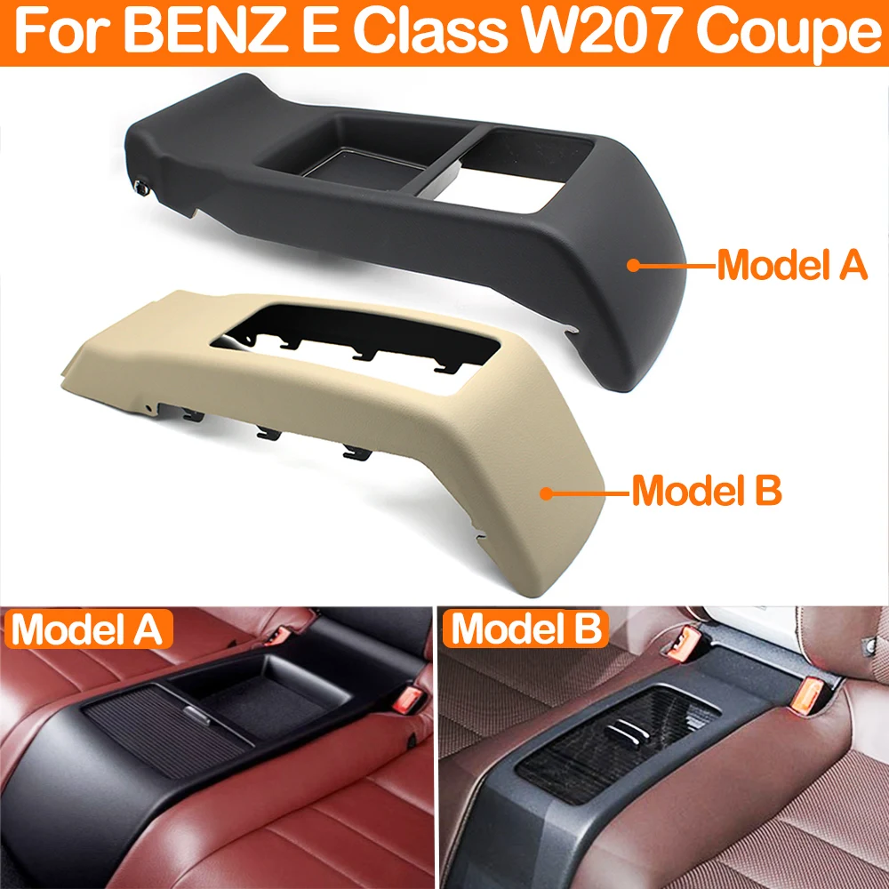 Rear Seat Central Folding Armrest Cup holder Outer Cover Panel For Mercedes Benz E Class W207 COUPE 2079202821 2078401974