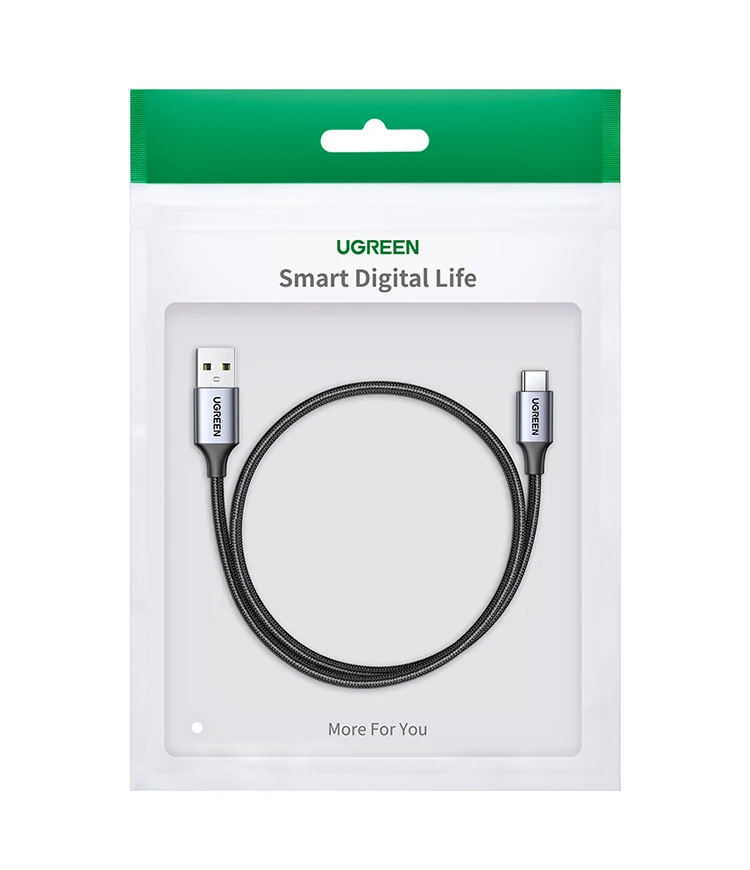 [2 Pack] UGREEN 3A USB Type C Cable 18W for iPhone 17/16 Samsung S26/25 Pixel 10/9 Charging USB-C 2.0 Data Cable 0.25/0.5/1/2/3M