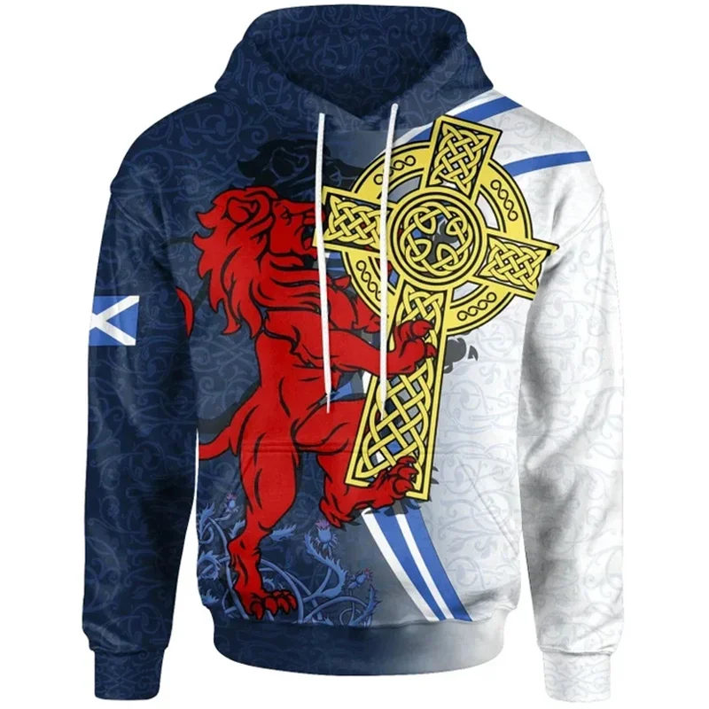 Scotland Hoodie Lion Coat Of Arms 3d Printed Adult Hoodie New In Hoodies & Sweatshirts For Men And Women Fashion Hooded Pullover