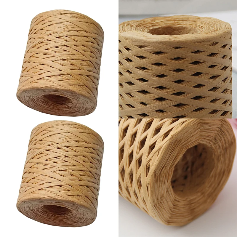 Natural Material Ribbon Flower Beam Firearm Gift Rap Packaging Packaging Woven About 200m
