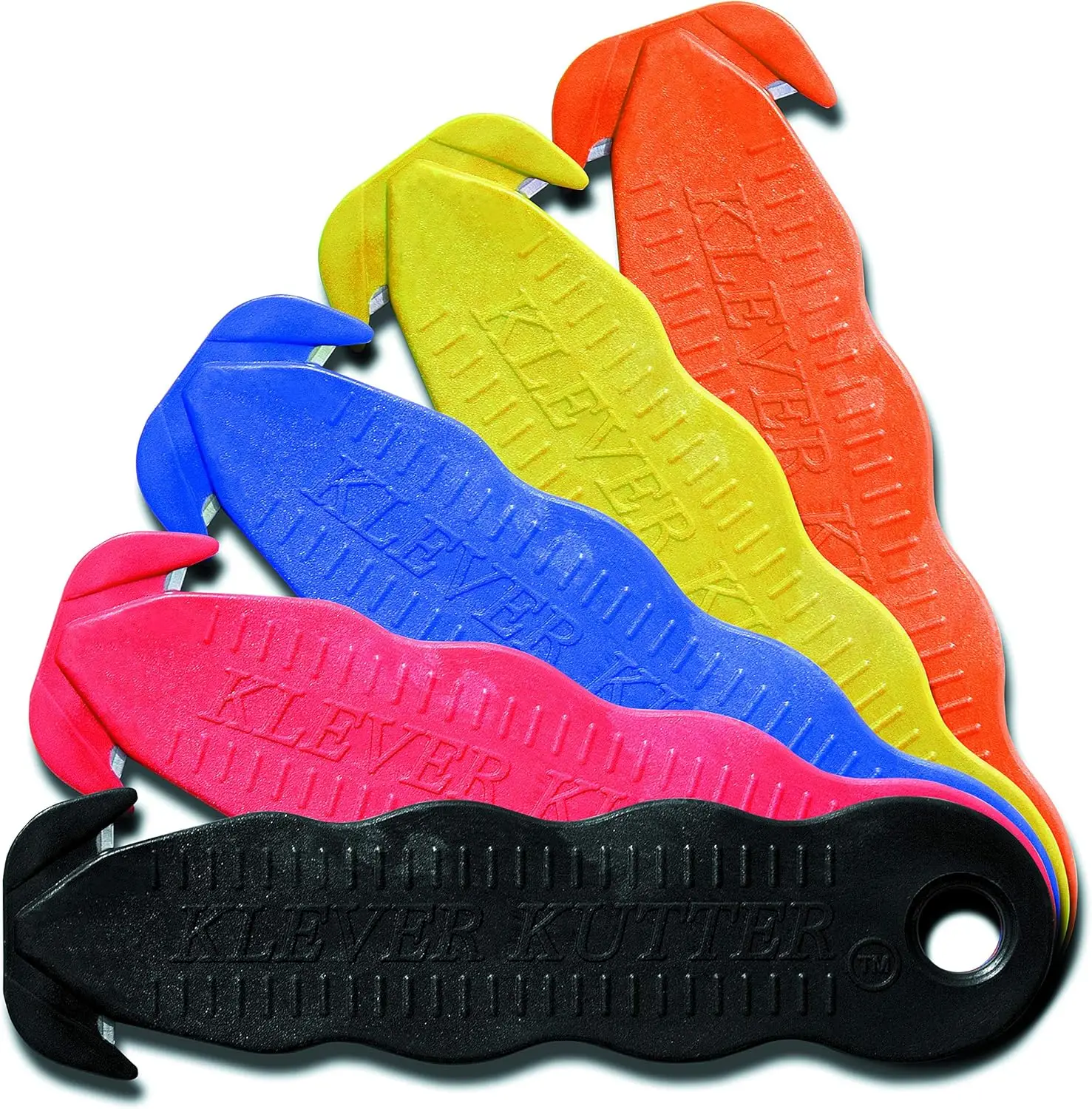 

Набор из 5 безопасных ножей для вскрытия упаковок из нержавеющей стали, разные цвета, для легкого открывания