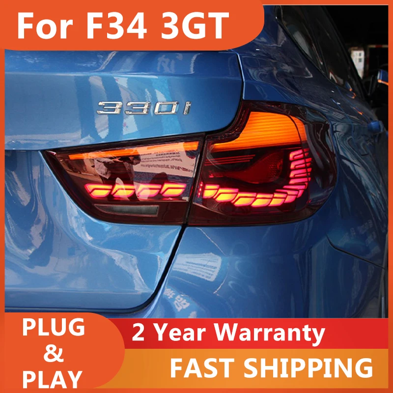 

Car Accessories For GT F34 Taillights 2013-2020 320i 328i Tail Lamp Rear DRL Fog Brake Turn Signal Reversing