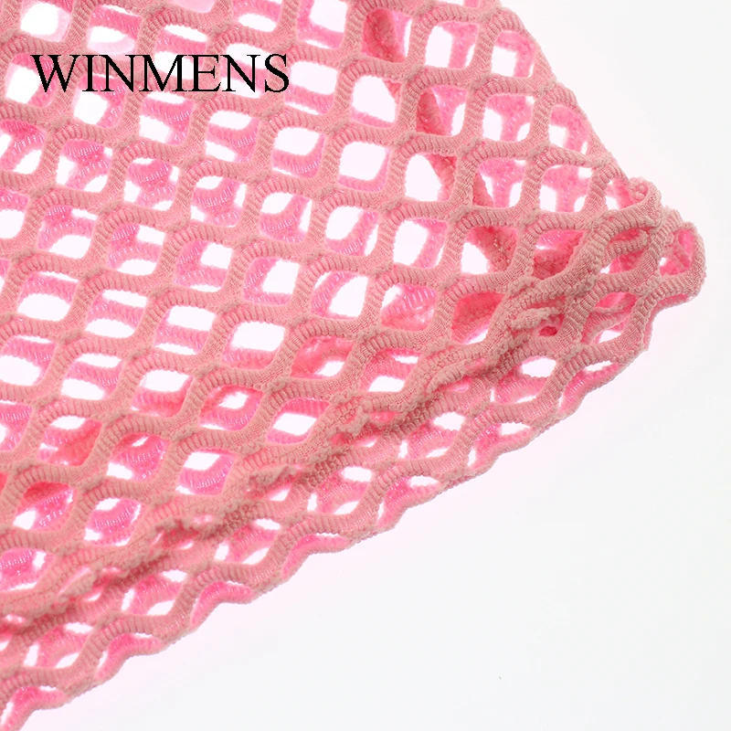 الكبار الرجال شبكة كبيرة القصاصات بيجامة السراويل الصلبة انظر الداخلية شبكة صيد السمك مثلي الجنس سيسي مثير النوم الملاكمين الصيف المثيرة الملابس الداخلية #6