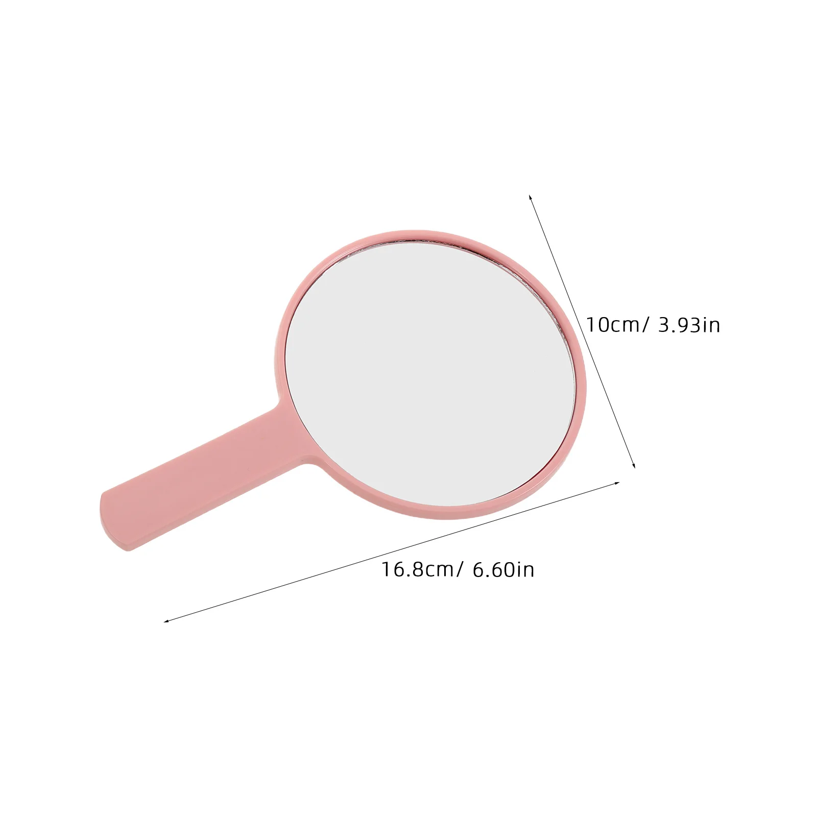 4pcs Anti-Fog Makeup Mirror Round Handheld Portable Compact Travel Mirror For Lightweight Personal Use Handled Vanity Face