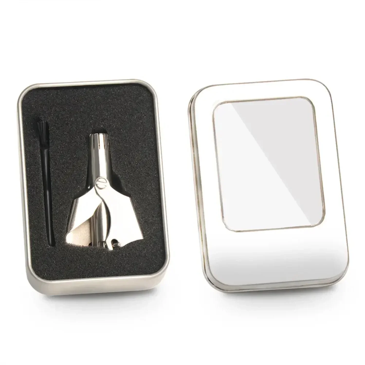 ماكينة تشذيب شعر الأنف من الفولاذ المقاوم للصدأ ماكينة تشذيب شعر الأنف اليدوية ماكينة حلاقة شعر الأنف قابلة للغسل ماكينة تشذيب شعر الأنف والأذن