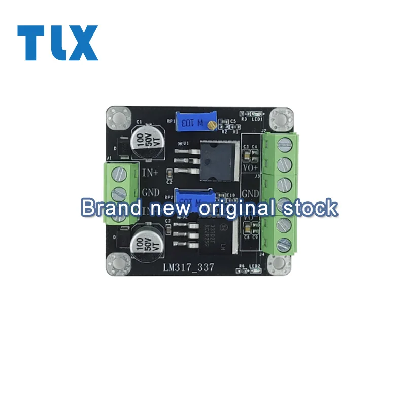 LM317 LM337 Positive and negative power input adjustable output step-down linear DC regulated LDO power module
