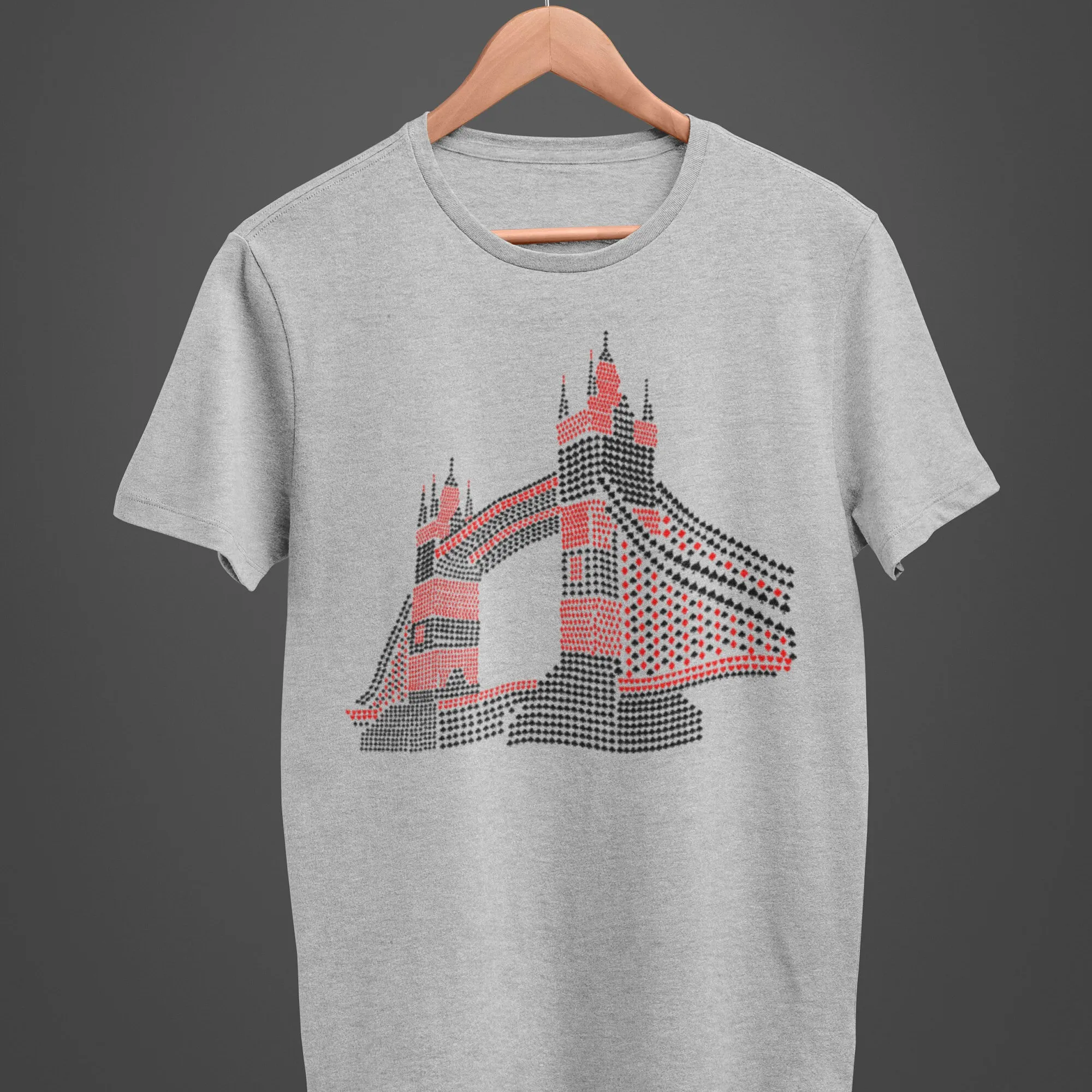 London Bridge T Shirt English Tower Graphic Design Cultural British Heritage Legacy Great Britain Tee