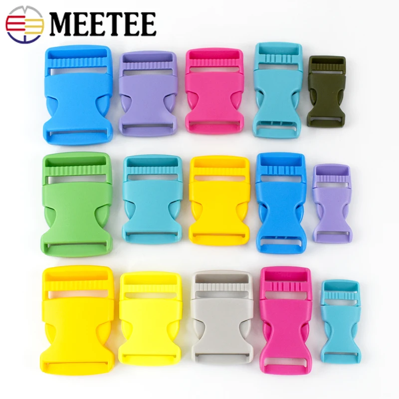 

10Pcs 10-38mm Plastic Buckle Backpack Strap Side Quick Release Closure Buckles Pet Collar Belt Adjuster Clasp DIY Accessories