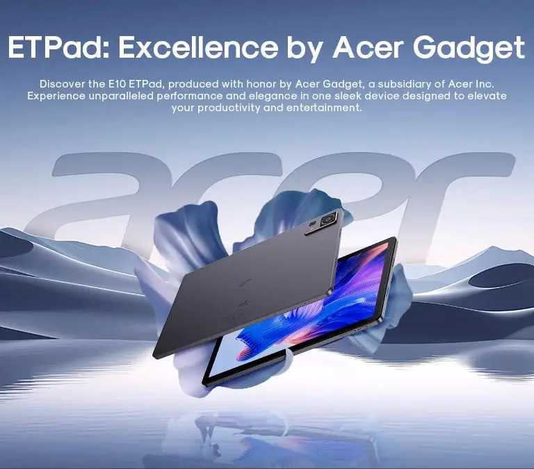 Acer Gadget E10 ETPad Tablet Snapdragon685 10.95-inch 1920x1200 Google WidevineL1 Display 8GB RAM 128GB ROM 2.4G/5G