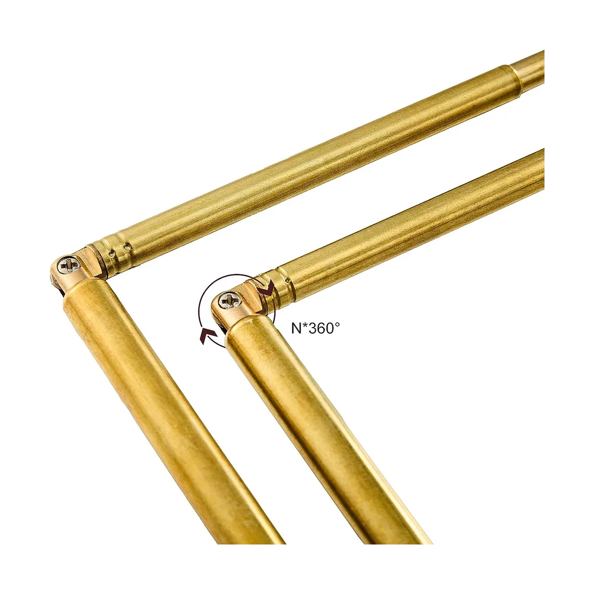 3 Pieces Divining Rods Copper and Dowsing Pendulum,Retractable Paranormal Divining Rods with Copper Handle