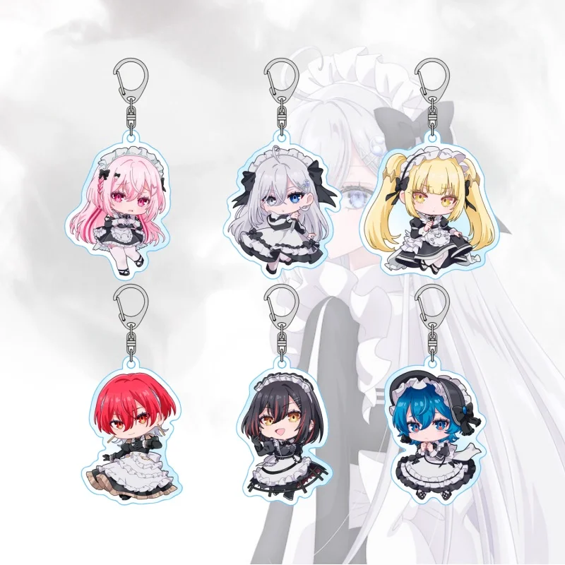 Playing Death Games to Put Food on the Table Anime Su Wanqing Lin Xinyue Acrylic Pendant Keychains Accessories Toys Gifts