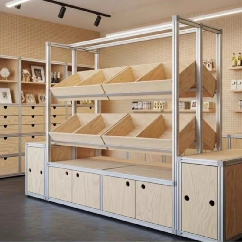 

Birch storage finishing rack merchandise figure storage display container