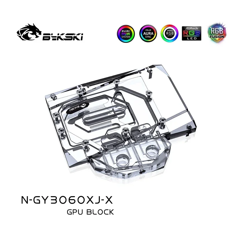 Imagem -05 - Bloco de Água Bykski-gpu para Palit Rtx3060 oc Duplo Galax Rtx 3060 Pny Rtx3060ti Gainward Rtx3060ti Fantasma de 8gb Inno3d Rtx3060ti