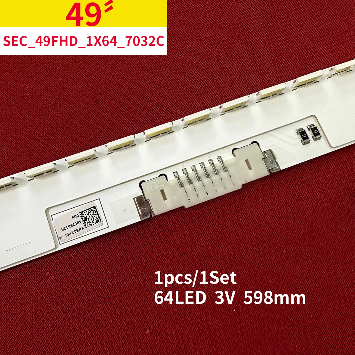 

1set LED For Sam sung BN96-39510A 39511A 39512A UE49K6400 UE49K5510 UN49K6500 UE49M5500 UE49K6550 UE49K6000 UN49K6250AF