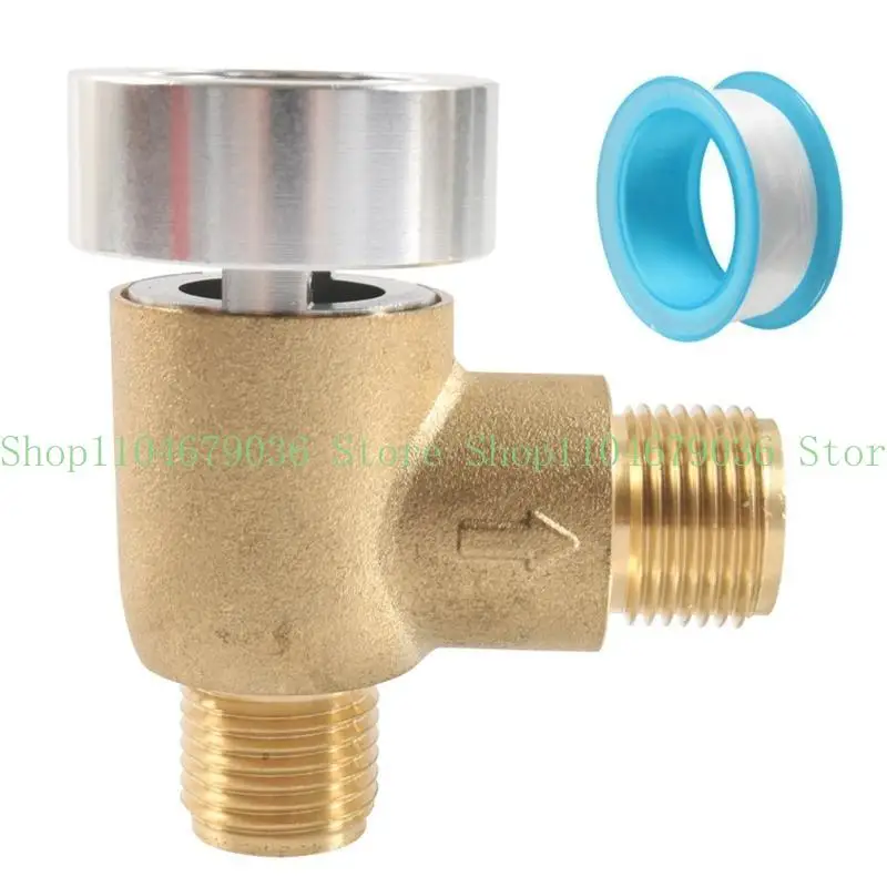 652F Heavy Duty Brass Motorhomes Backflow Preventer Valves Suitable for Secure & Leak Black Tanks Flushing 571-VAC-CHK-A