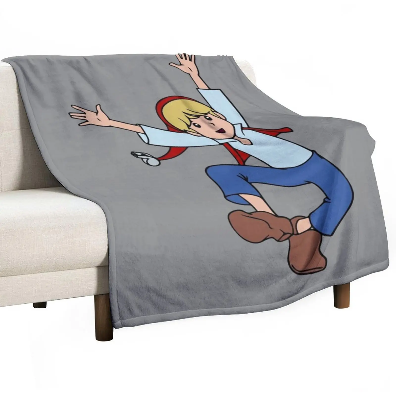 

Nils Holgersson Jumping Throw Blanket fluffy blanket Retro Blankets