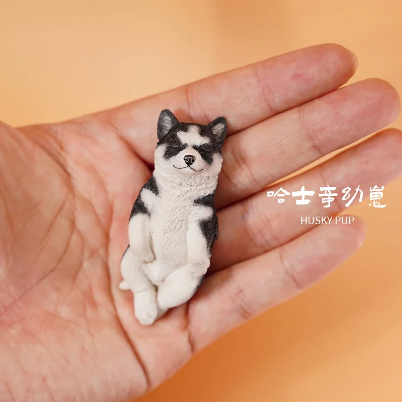 JXK Small JS2208 JS2209 JS2210 GOLDEN RETRIEVER LABRADOR HUSKY PUP Animal Model Toys Fit Collection Gift