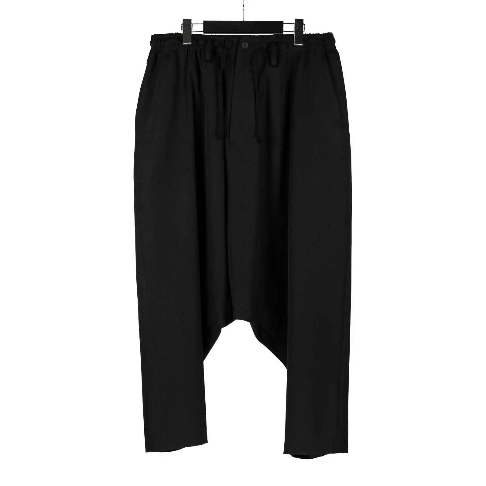 

TOP-YAMOTO Мужские шаровары японского оригинального дизайна, темные, нишевые, свободные шерстяные, с открытыми плечами